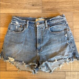 A&F Mom short / high rise / curve love / 27